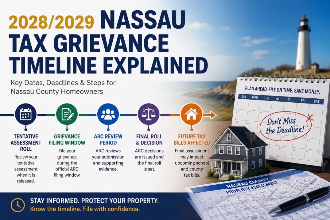 2028/2029 Nassau Tax Grievance Timeline Explained