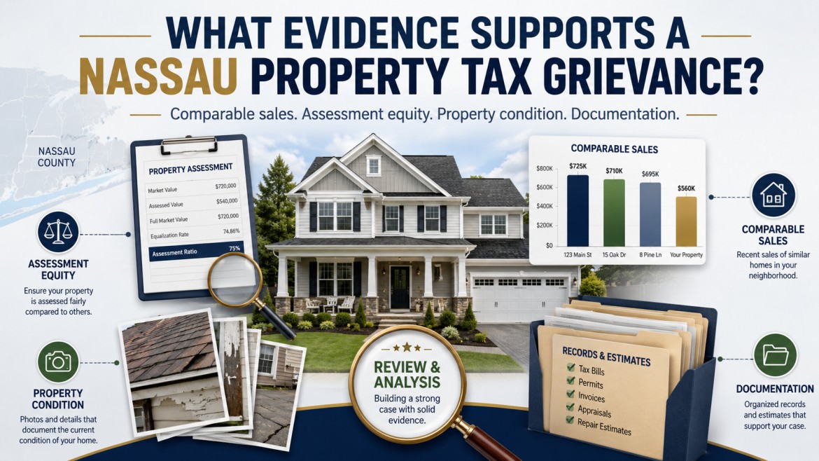What Evidence Supports a Nassau Property Tax Grievance?